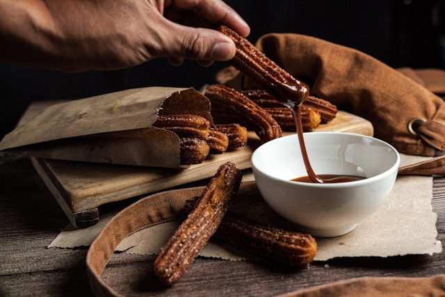 Churros con chocolate