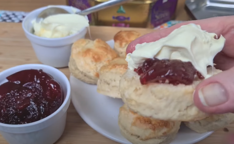 Scones with Clotted Cream and Jam