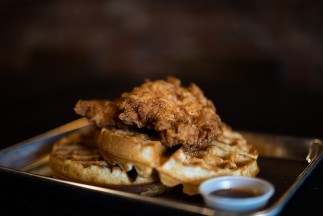 Chicken waffles