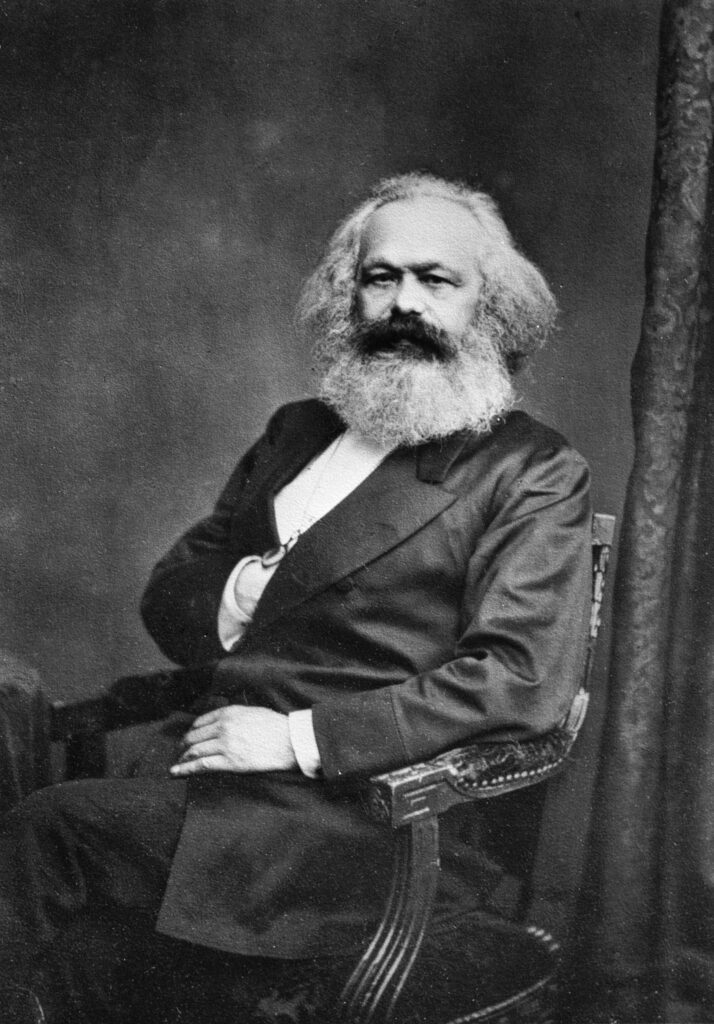 Karl Marx (1818 1883), philosopher and German poli